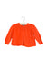 A Orange Cardigans from Petit Bateau in size 6-12M for girl. (Front View)