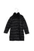 A Black Puffer/Quilted Jackets from Miss Grant in size 8Y for girl. (Front View)