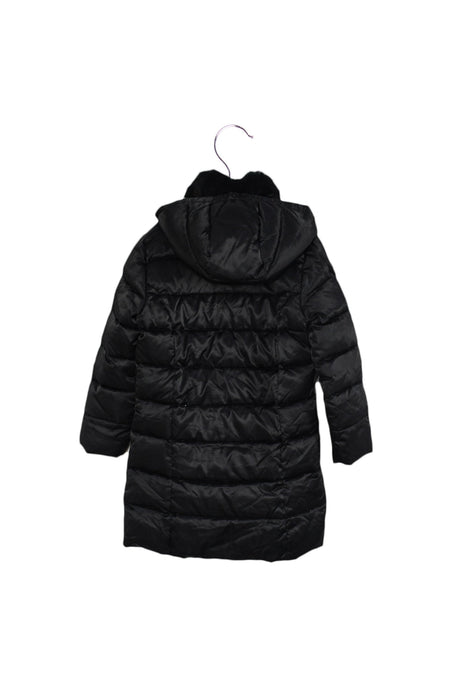A Black Puffer/Quilted Jackets from Miss Grant in size 8Y for girl. (Back View)