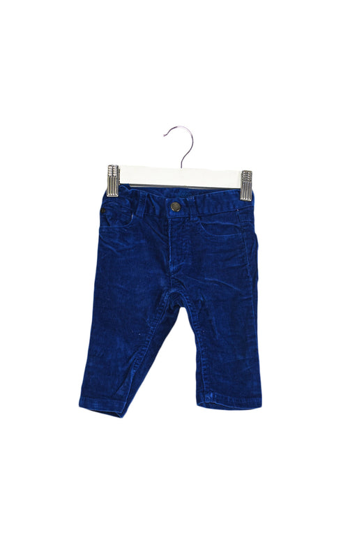 A Blue Casual Pants from Jacadi in size 3-6M for boy. (Front View)