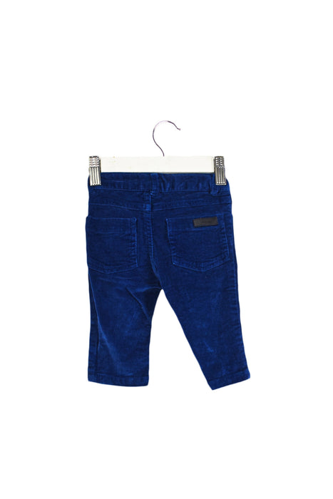 A Blue Casual Pants from Jacadi in size 3-6M for boy. (Back View)