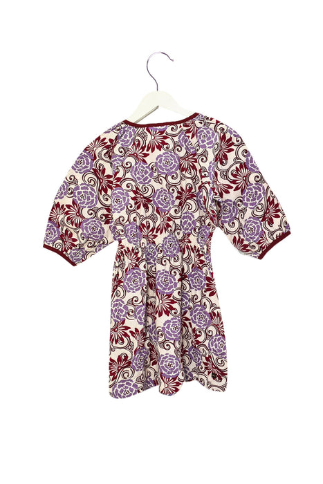 A Multicolour Long Sleeve Dresses from Tea in size 7Y for girl. (Back View)