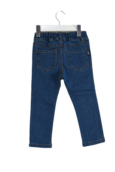 A Blue Jeans from DKNY in size 12-18M for girl. (Back View)