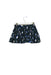 A Navy Short Skirts from Nanos in size 5T for girl. (Back View)