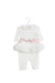 A White Long Sleeve Jumpsuits from Nicholas & Bears in size 0-3M for girl. (Front View)