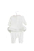 A White Long Sleeve Jumpsuits from Nicholas & Bears in size 0-3M for girl. (Back View)