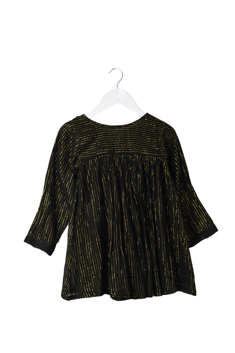 A Gold Long Sleeve Dresses from Zef in size 2T for girl. (Front View)