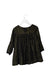 A Gold Long Sleeve Dresses from Zef in size 2T for girl. (Back View)