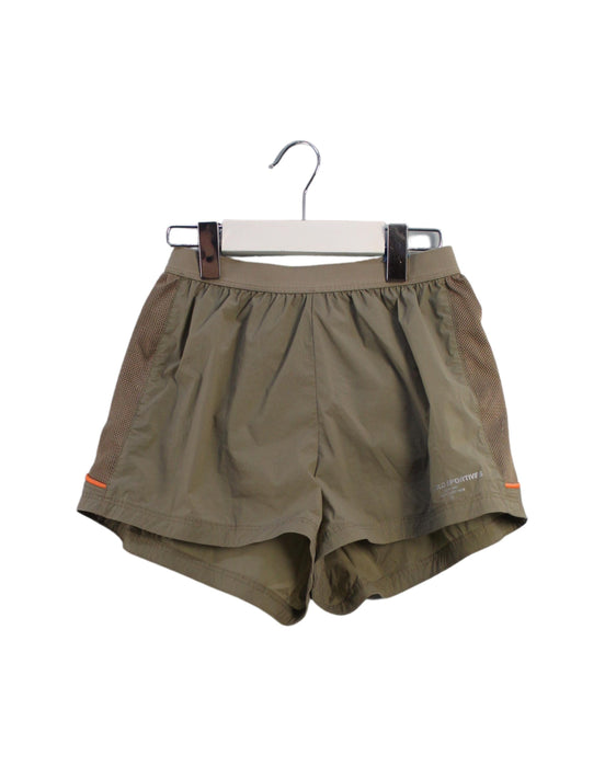 A Green Active Shorts from jnby by JNBY in size 7Y for girl. (Front View)
