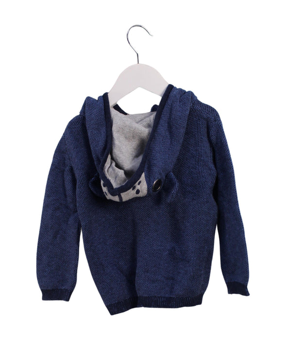 A Blue Lightweight Jackets from Seed in size 6-12M for boy. (Back View)