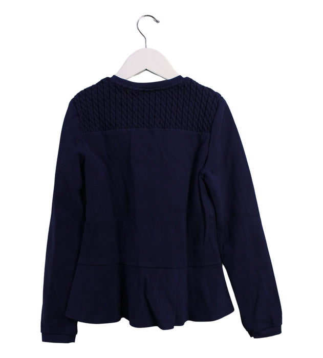 A Navy Sweatshirts from Ferrari in size 10Y for girl. (Back View)