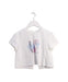 A White Short Sleeve Tops from Ferrari in size 9Y for girl. (Front View)