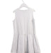 A White Sleeveless Dresses from Ferrari in size 7Y for girl. (Back View)