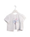 A White Short Sleeve Tops from Ferrari in size 7Y for girl. (Front View)