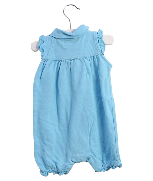 A Blue Rompers from Ralph Lauren in size 6-12M for girl. (Back View)