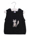 A Black Sweater Vests from Petit Bateau in size 6-12M for boy. (Front View)