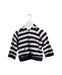 A Navy Buttoned Sweatshirts from Comme Ca Ism in size 18-24M for girl. (Front View)