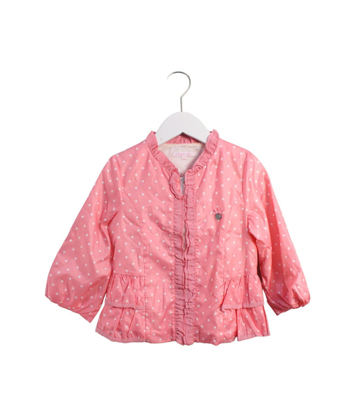 A Pink Lightweight Jackets from Nicholas & Bears in size 8Y for girl. (Front View)