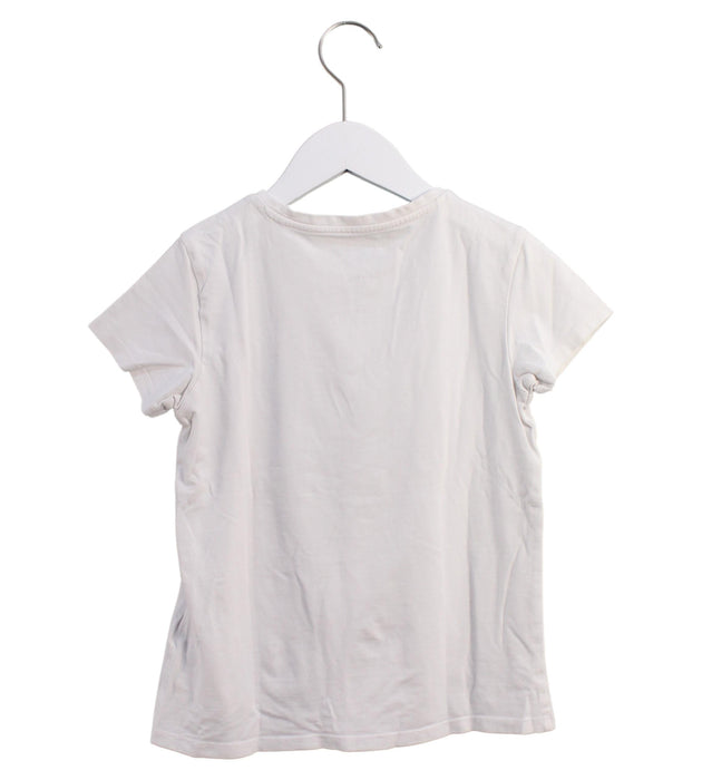 A White Short Sleeve T Shirts from Guess in size 10Y for girl. (Back View)
