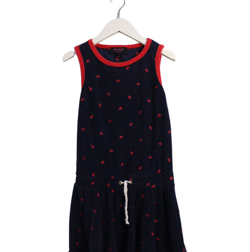 A Navy Sleeveless Dresses from Juicy Couture in size 8Y for girl. (Front View)