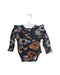 A Navy Bodysuits from Snuggle Hunny in size Newborn for girl. (Front View)