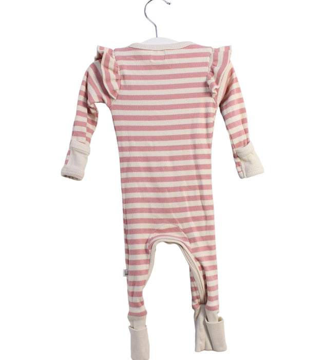 A Pink Jumpsuits from Snuggle Hunny in size 0-3M for girl. (Back View)