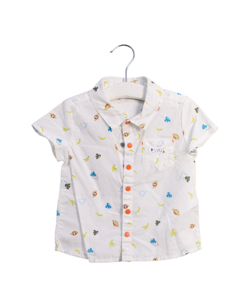 A White Shirts from Sergent Major in size 12-18M for boy. (Front View)