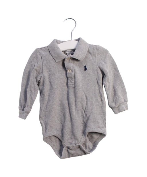 A Grey Bodysuits from Ralph Lauren in size 6-12M for boy. (Front View)