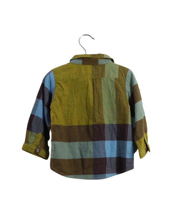 A Green Shirts from Burberry in size 6-12M for boy. (Back View)