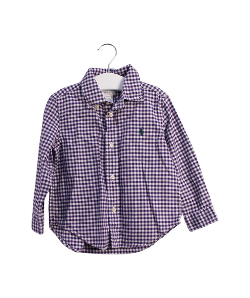 A Purple Shirts from Ralph Lauren in size 18-24M for boy. (Front View)