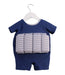 A Blue Floatsuits from Cuddle Fish in size 2T for boy. (Back View)