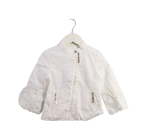 A White Lightweight Jackets from Nicholas & Bears in size 3T for girl. (Front View)