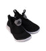 A Black Slip Ons from Adidas in size 5T for boy. (Front View)