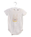 A White Bodysuits from Seed in size 12-18M for girl. (Front View)