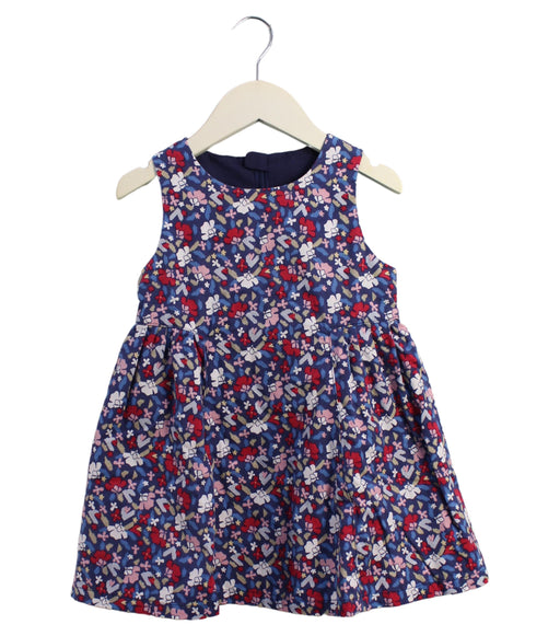 A Multicolour Sleeveless Dresses from Les Enphants in size 3T for girl. (Front View)