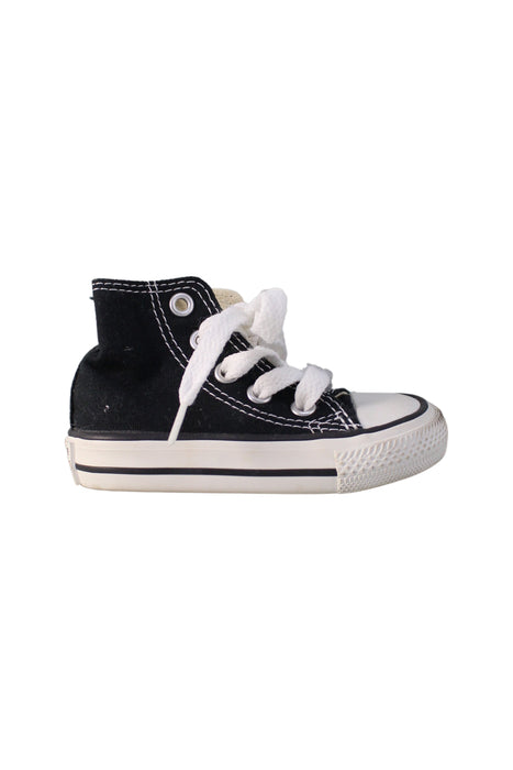 A Black Sneakers from Converse in size 12-18M for neutral. (Back View)