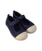 A Navy Flats from Seed in size 4T for girl. (Front View)