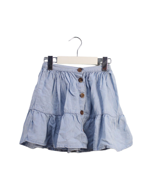 A Blue Short Skirts from Seed in size 3T for girl. (Front View)