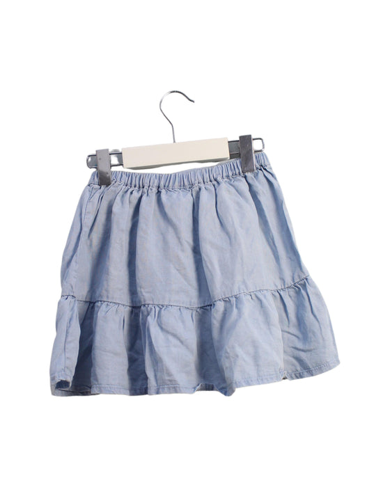 A Blue Short Skirts from Seed in size 3T for girl. (Back View)
