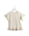 A Ivory Short Sleeve Tops from Jamie Kay in size 4T for girl. (Front View)