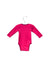 A Pink Long Sleeve Bodysuits from DPAM in size 3-6M for girl. (Back View)