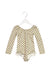 A Gold Long Sleeve Bodysuits from Seed in size 3T for girl. (Front View)