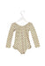 A Gold Long Sleeve Bodysuits from Seed in size 3T for girl. (Back View)