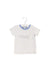 A White Short Sleeve T Shirts from Jacadi in size 6-12M for boy. (Front View)