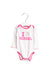A White Long Sleeve Bodysuits from Diesel in size 3-6M for girl. (Front View)
