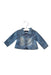 A Blue Lightweight Jackets from Marese in size 3-6M for girl. (Front View)