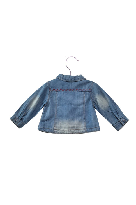 A Blue Lightweight Jackets from Marese in size 3-6M for girl. (Back View)