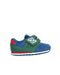 A Blue Sneakers from New Balance in size EU21 for boy. (Back View)