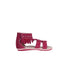 A Pink Sandals from pediped in size EU22 for girl. (Back View)