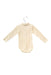 A White Long Sleeve Bodysuits from Petit Bateau in size 3T for girl. (Back View)